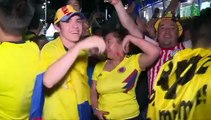 Colombianos y argentinos celebraron en la Copa América