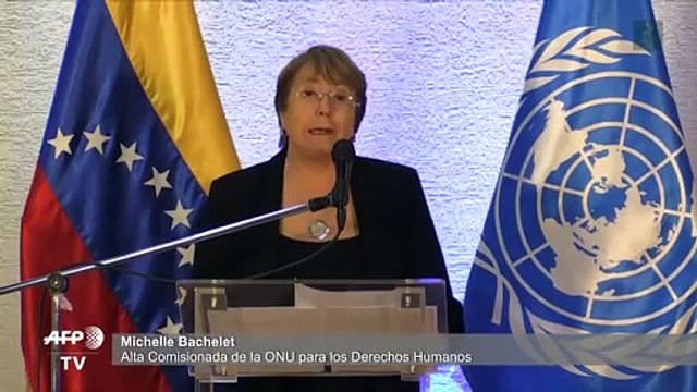 Bachelet llama a liberar a opositores venezolanos presos