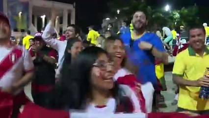 Aficionados peruanos satisfechos con participación en Copa América