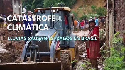 Lluvias dejan doce muertos en el noreste de Brasil