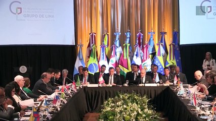 El Grupo de Lima reafirma su apoyo a Guaidó y apela a elecciones en Venezuela