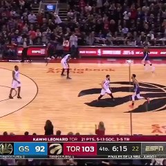 Raptors golpean primero en Final de la NBA ante Warriors