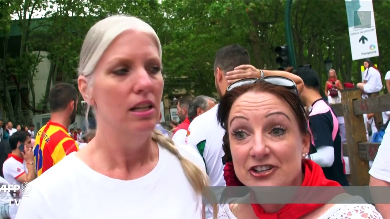 Dos turistas estadounidenses heridos en primer encierro de Sanfermines en España