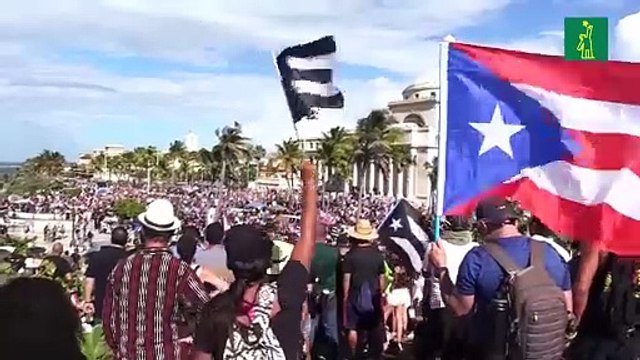 Comienza protesta para pedir la dimisión del gobernador de Puerto Rico