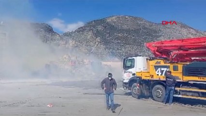 Aydın'da kağıt fabrikasında yangın