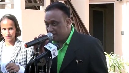 Así se escuchó el Himno Nacional en la inauguración de la Embajada Dominicana en Antigua y Barbuda