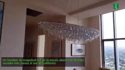 Temblor de magnitud 6,4  sacudió este jueves el sur de California