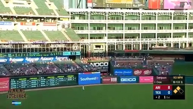 Arizona masacró a Texas y en juego de 5 cuadrangulares