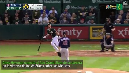 Chris Herrmann Conectó Grand Slam Por Los Atléticos