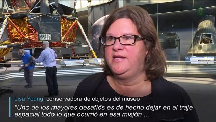 El traje de Neil Armstrong renovado