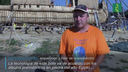 Cruzar el Mediterráneo en un barco de papiro