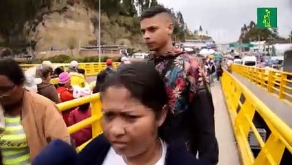 Cerca de 7.000 venezolanos llegan a frontera de Ecuador y Colombia