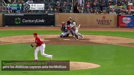 Ramón Laureano ligó de 4-3 pero los Atléticos no pudieron con los Mellizos