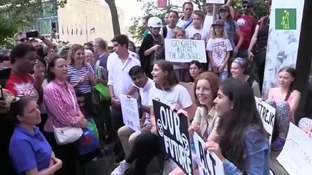 La presencia de Greta Thunberg impulsa el activismo ambiental frente a la ONU