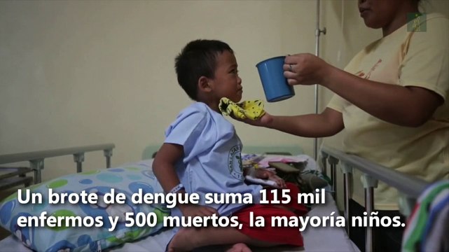 Alerta nacional en Filipinas por un grave brote de dengue