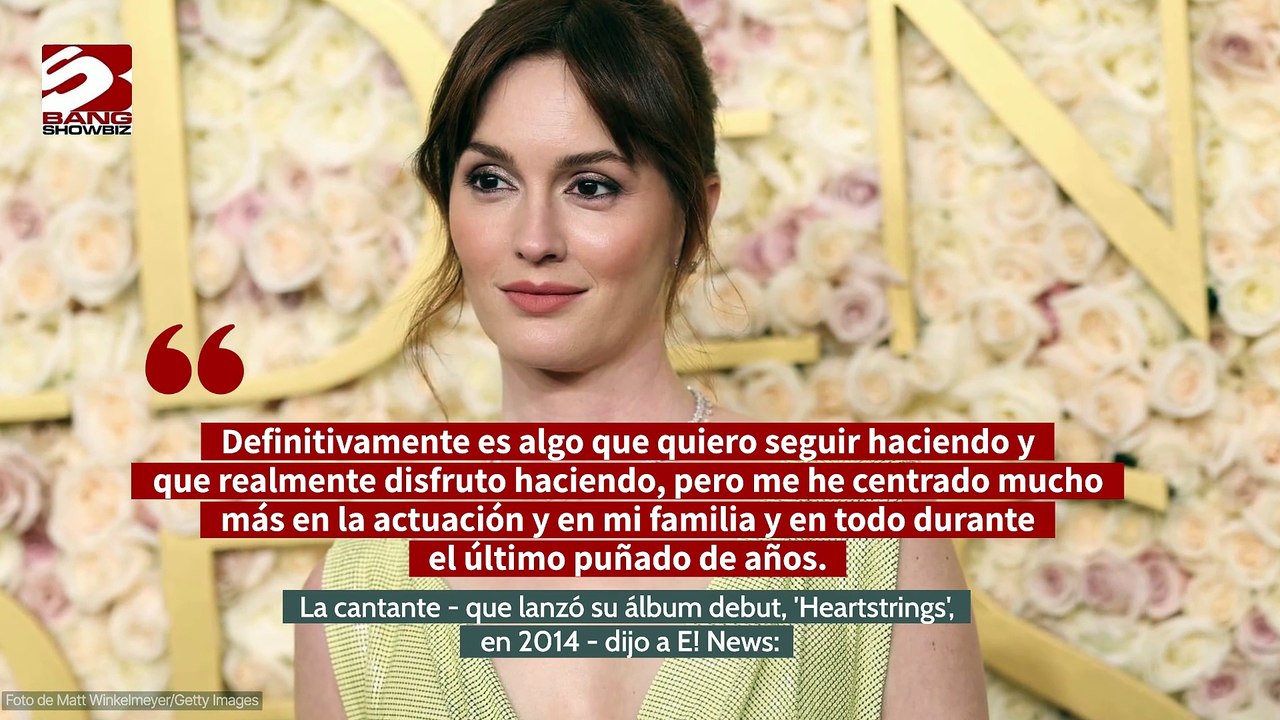 Leighton Meester planea volver a la música