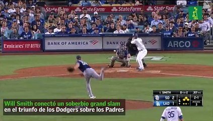 Will Smith consiguió un Grand Slam y puso a ganar a los Dodgers