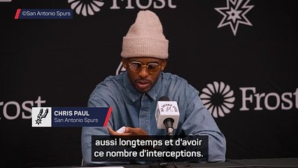 Spurs - Paul : "Reconnaissant du chemin parcouru"