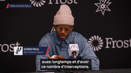 Spurs - Paul : "Reconnaissant du chemin parcouru"