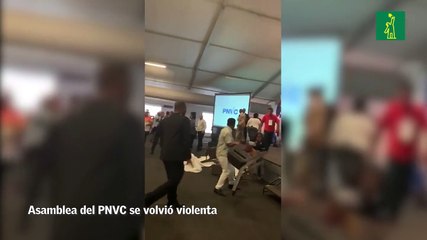 Asamblea del PNVC concluye a sillazos y con heridos