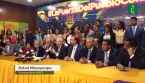 Rafael Alburquerque: No hay posibilidad alguna de que esta fuerza del pueblo pueda ser derrotada