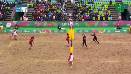 Entre niebla y frío, el vóley-playa dio inicio a los Juegos Panamericanos