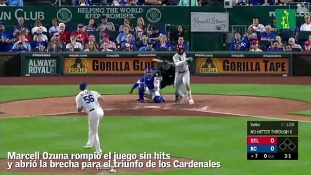 Marcell Marcell Ozuna rompió el juego sin hits y los Cardenales ganaron