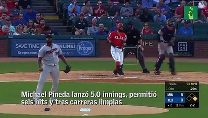 Michael Pineda ganó por los Mellizos y puso su récord en 8-5