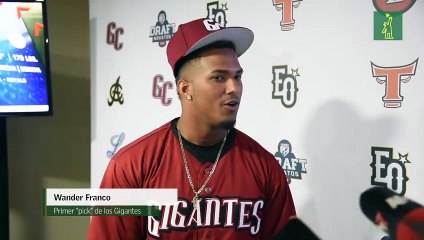 Wander Franco seleccionado por los Gigantes como primer “pick” del Sorteo de Novatos