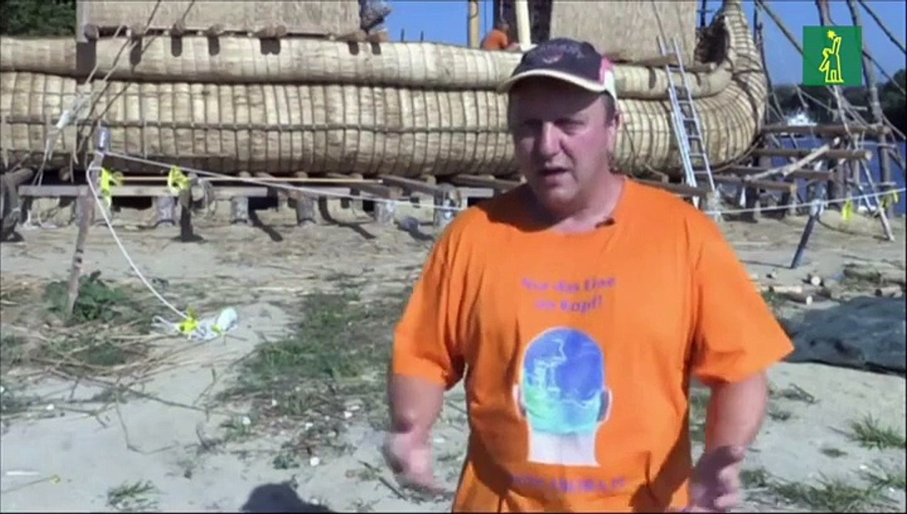 Un barco de caña para cruzar el Mediterráneo, como en el antiguo Egipto