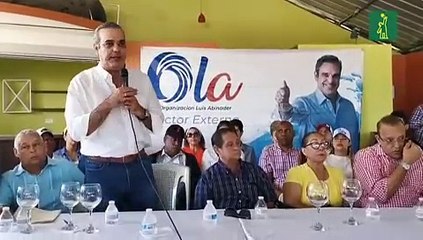 Luis Abinader proclama en la sierra que le ganara a un león, un gato o a cualquier adversario