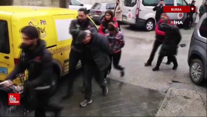 Bursa'da polisten kaçan torbacı iki ayağını birden kırdı