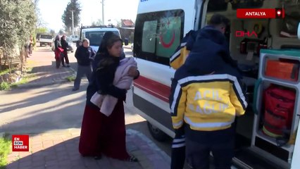 Antalya'da apartman boşluğunda çıkan yangın korkuttu
