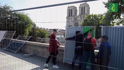 Empieza la descontaminación de plomo en Notre Dame