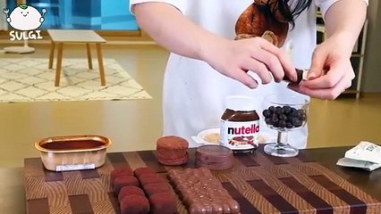 ASMR MUKBANG_ CHOCOLATE DESSERT ICE CREAM EATI