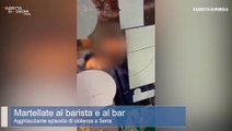 Serramazzoni, minaccia il barista e spacca la vetrina del bar con il martello