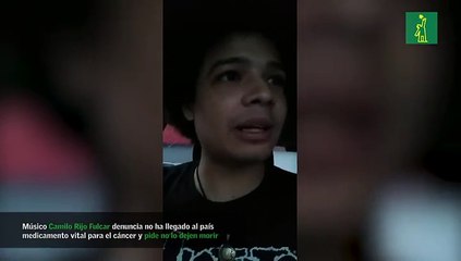 Músico Camilo Rijo Fulcar denuncia no ha llegado al país medicamento vital para el cáncer