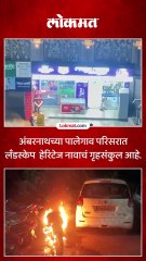 एका सोसायटीत इलेक्ट्रिक गाडीला आग लागली अन् १२ गाड्या भस्मसात झाल्या पाहा व्हिडीओ