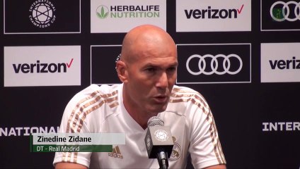 Zidane afronta feliz la pretemporada del Real Madrid