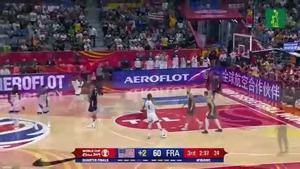 Francia sorprendió a Estados Unidos y avanzó en Mundial de baloncesto