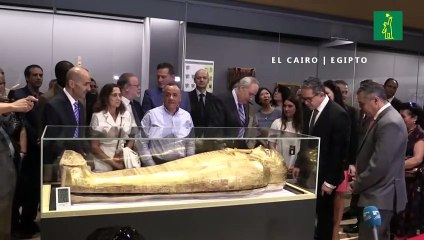Egipto recupera un sarcófago milenario saqueado