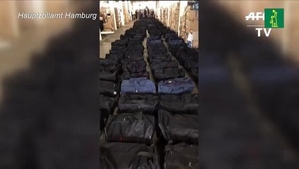 Incautan récord de cocaína en Alemania en contenedor procedente de Uruguay