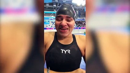 Alejandra Aybar ganó plata en los 100m Pecho Femenino SB6 en Lima 2019