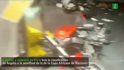 Los altercados tras la victoria de Argelia dejan saqueos y un muerto