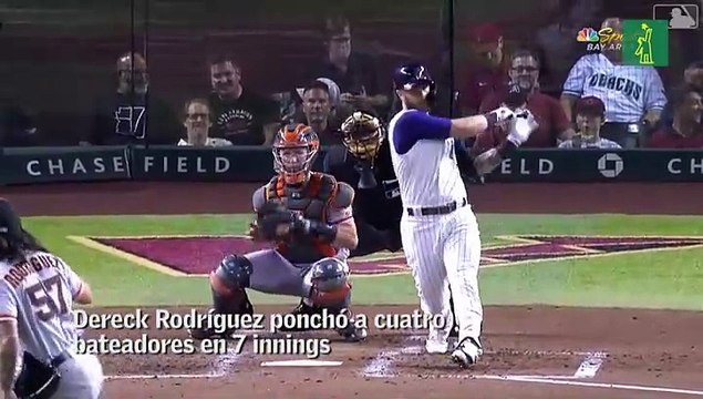 Dereck Rodríguez consiguió una nueva victoria con San Francisco