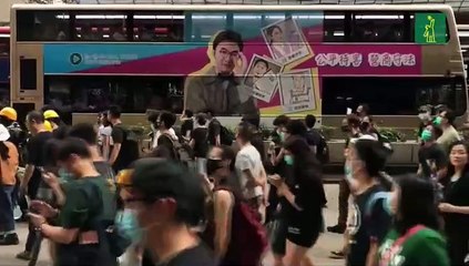 Miles de hongkoneses retoman las calles por noveno fin de semana consecutivo