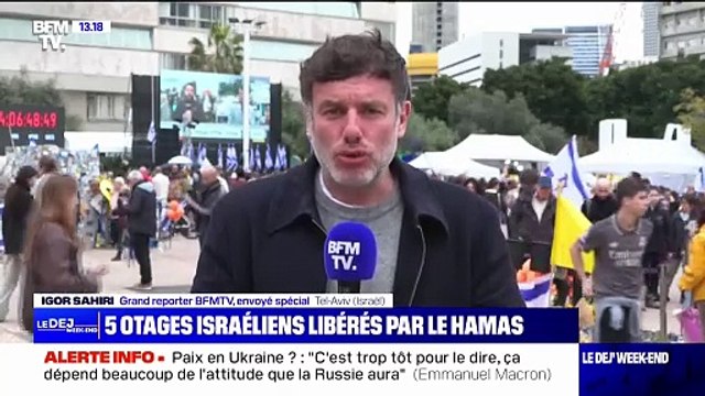Cinq otages israéliens ont été libérés par le Hamas ce samedi