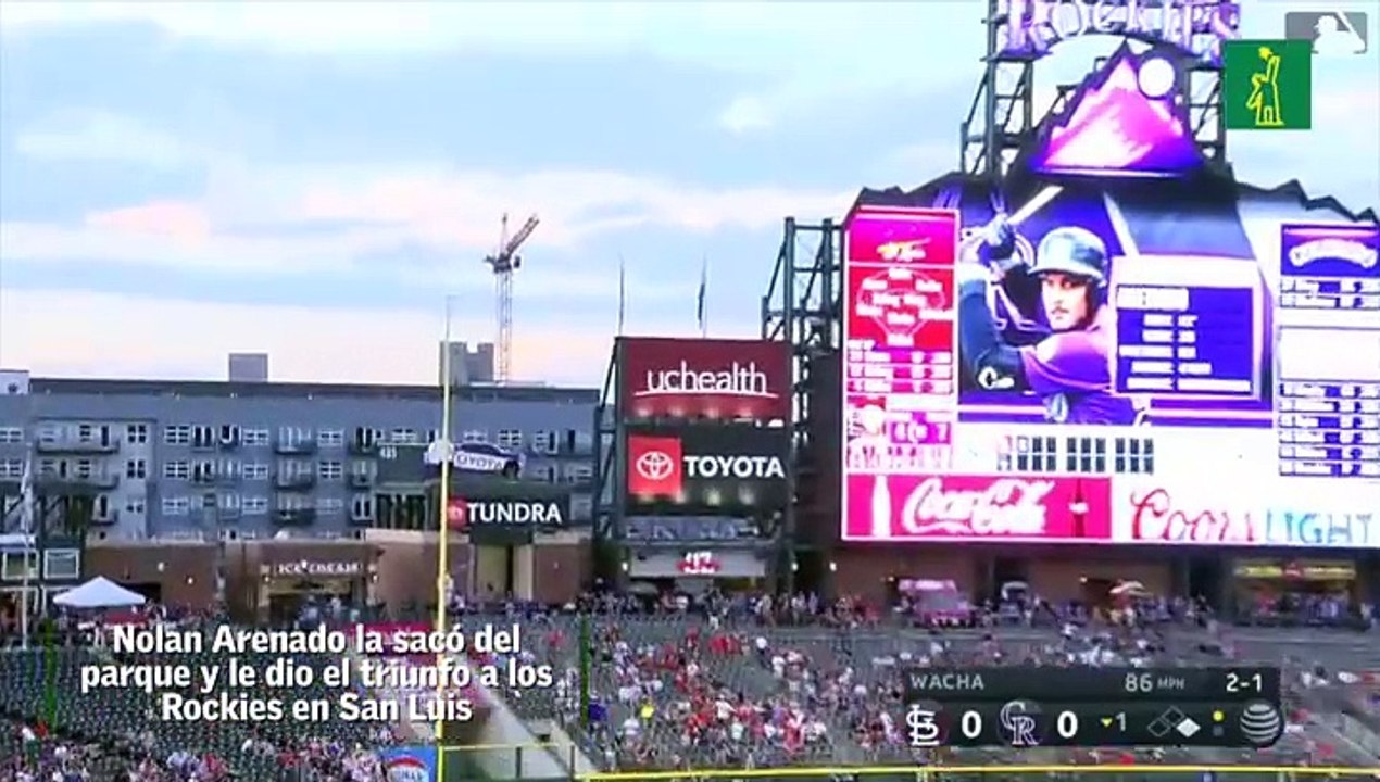 Descomunal HR de Nolan Arenado le dio el triunf...