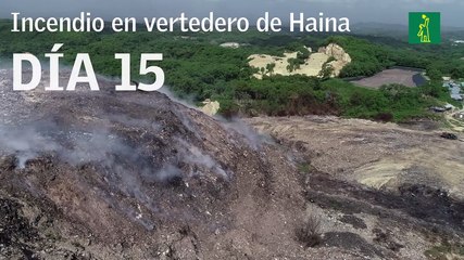 Incendio en vertedero de Haina: Día 15