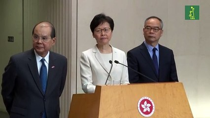 Jefa del ejecutivo de Hong Kong llama al diálogo a un movimiento radicalizado